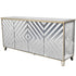 Libra Lexington Four Door Antique Mirrored Sideboard